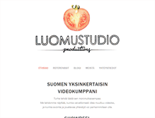Tablet Screenshot of luomustudio.fi